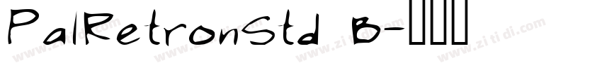 PalRetronStd B字体转换